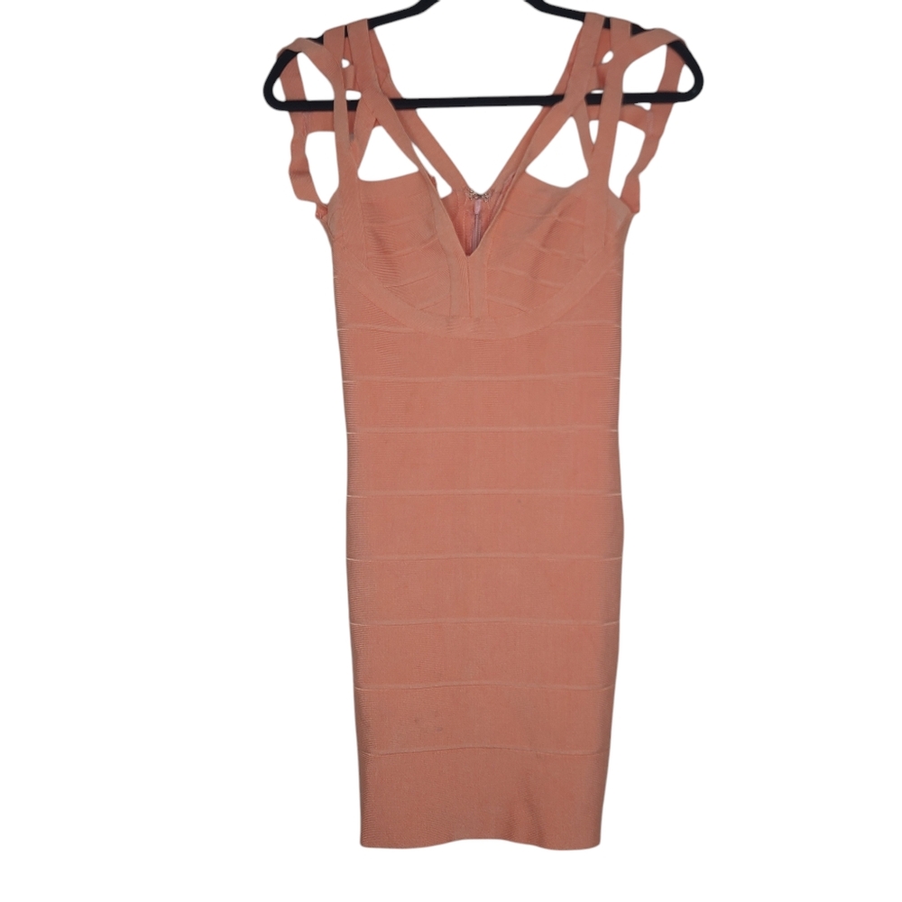 Herve Leger Bandage Mini Dress Large